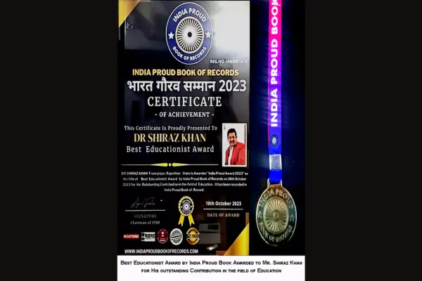 Technoglobe leadership recognized in India Proud Book of Records for contribution to education and skill development